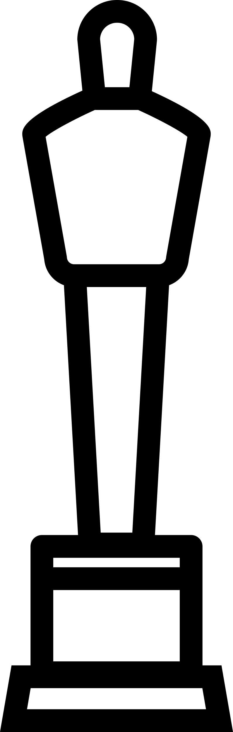 Oscar Statue Engraving Svg Design Free Vectors